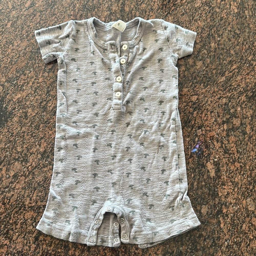 Kate Quinn Mushroom Bodysuit 2T 100% organic cotton